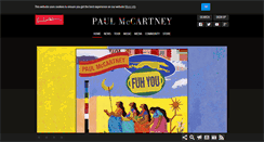 Desktop Screenshot of paulmccartney.com