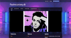 Desktop Screenshot of paulmccartney.dk